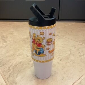 Disney Winnie the Pooh HOGG 30oz Clip Mate Hydro Bottle Insulated Tumbler White